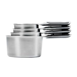 OXO Good Grips 4 Piece Stainless Steel Measuring Cups with Magnetic Snaps