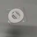 Scar Plate, 2-1/8" Inner Diameter, 3-1/2" Outer Diameter, Fits Under existing lockset to Cover up The Damaged Door (4 Pcs White)