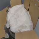 Heated Throw Blanket, Faux Fur Cozy Heating Blanket with Overheat Protection, 1/2/4/6/8 Hours Auto-Off 10 Heat Level, Machine Washable (50x60 Inches, Cream White)