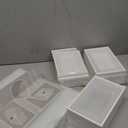 SEE SPRING 12 Pack Shoe Storage Box, Clear Plastic Stackable Shoe Organizer for Closet, Space Saving Foldable Shoe Rack Sneaker Container Bin Holder (Large Fit Size 9)