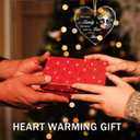 2 x 20th Anniversary Ornament,Happy 20th for Couple,20 Years of Marriage Crystal Hanging Ornament Decoration