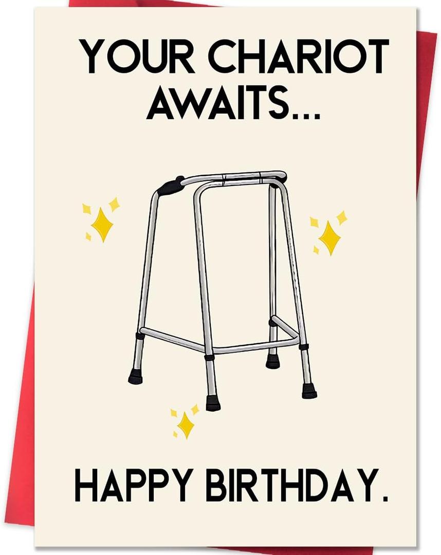 Funny Birthday Cards for Women Men,Birthday Card for Husband Wife Dad MomHappy Birthday Gifts for Brother Sister Friends Family Him Her (HZ-002)