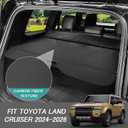 Cargo Cover for Toyota Land Cruiser 2026 2024 2025 Lexus GX550 Accessories no Gap Retractable Trunk Cover Security Shielding Shade Cargo Luggage Cover Trunk Privacy Protection
