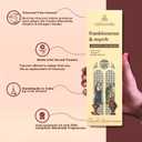 Calmveda Church Frankincense and Myrrh Incense - 80 Sticks, Charcoal Free, Handmade from Upcycled Flowers, Spiritual Healing Incense