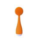 PMD Clean Mini - Smart Facial Cleansing Device with Silicone Brush & Anti-Aging Massager - Waterproof - SonicGlow Vibration Technology - Clear Pores and Blackheads - Lift, Firm, and Tone Skin (Orange)