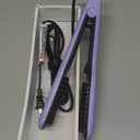 Hair Straightener- JINRI Hair Iron, Pumped-Up Volume, Adjustable Temp, 360  Tail Rotation, Lasting Volume, for Short Or Thin Hair, Dual Voltage (100-240V), Flat Iron, Purple (1.26 inch)