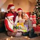 2 Set Toy Mop for Kids - Toddler Real Spray Mop and Flat Floor Mop Montessori Cleaning Toy Set, Educational and Fun Gifts for Boys and Girls Ages 4+