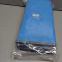 WFK handbag 4-piece set, foldable thick fabric storage bag, used for organizing bedrooms, wardrobes, and wardrobes; Can store clothes, blankets, plush toys, blue