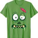 Monster Face Halloween Matching Costume Zombie Men Women Kid T-Shirt (size S)