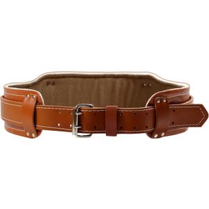 Duracuir 2 Inche Reinforced Leather Tool Belt Work with Lombar Support (Small (28-34)), Dc-790