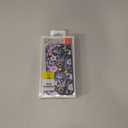 for iPhone 11 Pro Phone Case Slim Silicone Anti Fingerprint Anti Scratch Microfiber Lining Cover for iPhone 11 Pro 5.8 inch, Flower Purple