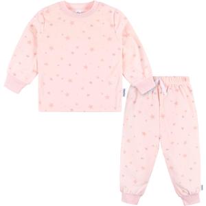Gerber Baby Girls' 2-Piece Fleece Pajamas Pants Set (4T, Pink Stars)