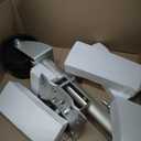 2000 lbs Trailer Jack with 6" Dual Wheel,12" Lift, Heavy Duty Swivel Boat Trailer Jack Foot Stand for RV Boat Utility