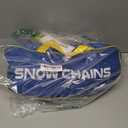 Snow Tire Chains for Car SUV Pickup Trucks, Universal Car Snow Chains, Snow Traction for Tires, Fit for Tire Width 195 205 215 220 225 235 240 245 255 265 (Large)