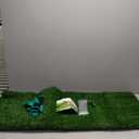 LOOBANI Synthetic Artificial Turf Roll, Artificial Grass for Dog Potty with Drainage Holes, Fake Grass Rug for Garden Landscape Balcony Patio Backyard Decoration (4 Feet x 6 Feet)
