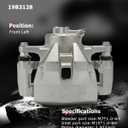 cciyu Front Left Brake Caliper Assembly w/Bracket 19B3128 2007-2011 2016-2018 For Lexus For ES350,2008-2018 For Toyota For Avalon,2007-2017 For Toyota For Camry