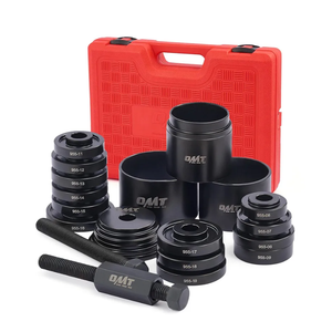 Orion Motor Tech Wheel Bearing Press Kit for Front Wheel Drive Bearing Removal & Installation, 24pc Wheel Bearing Puller Tool Set with Sliding Screws Universal Bushings Sleeves Storage Case