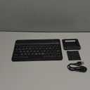 OMOTON Large Print Bluetooth Keyboard for iPad iPhone Windows Tablets - 7 - Color Backlit with Enlarged Keycaps, Rechargeable Wireless Keyboard for iPad 10th/9/8/7, iPad Pro Air Mini etc