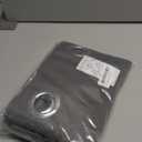 NICETOWN Grey Kitchen Blackout Short Curtain Panels for Bedroom, 45 Inch Long Thermal Insulated Grommet Top Blackout Draperies and Drapes (2 Panels, W42 x L45 -Inch, Grey)