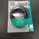 Power Gear Coiled Telephone Cord, 4 Feet Coiled, 25 Feet Uncoiled, Phone Cord works with All Corded Landline Phones, For Use in Home or Office, Black, 76139