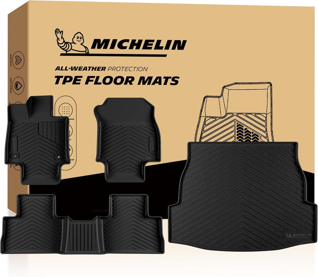 Michelin Vehicle Mats for 2019-2025 Toyota RAV4 Gas Floor Mats (4 Piece)