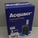 Acquaer 1/4 HP Automatic Swimming Pool Cover Pump, 2250 GPH Submersible Sump Pump with 3/4 Check Valve Adapter & 25ft Power Cord, Water Removal for Pool, Hot Tubs, Rooftops, Water Beds and more