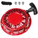 Pull Start Assembly Recoil Starter Fit Honda GX120 GX160 GX200 Pull Starter (Steel Rod Paws) Engine 4/5.5/6.5hp Motor Replace # 28400-ZE1-003ZF 28400-ZH8-013YA with Pull Rope