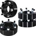 2.0 inch 6x5.5" Wheel Spacers M14x1.5 Studs, 4pcs 6x139.7 78.1mm Hub Bore for 1999-2024 Chevy Silverado GMC Sierra 1500 Yukon Escalade, 03-14 Savana Express Tahoe, 07-13 Avalanche, 15-24 Suburban