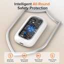 2 Pack Hand Warmers Rechargeable, Magnetic Electric Hand Warmers, 12H Max Heating Time Pocket Hand Warmers Gifts for Women Men (Black+White)