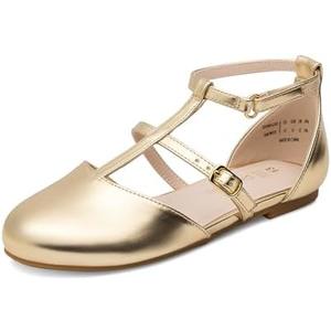 DREAM PAIRS Girls Dress Shoes Mary Jane Flats for Little Girls Party Shoes with T Strap 2