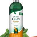 Vets Best Flea and Tick Shampoo for Dogs  Advanced Strength Plant-Based Formula for Flea Treatment and Prevention, Natural Flea Bath and Tick Control, Vet Recommended, Made in USA, 12 oz