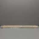 LazBlinds No Tools No Drill 1" Vinyl Mini Blinds, Cordless Blinds for Windows, Light Filtering Horizontal Window Blinds & Shades, 37" W x 64" H, Cream