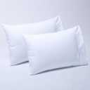 CaSaJa 2 Pack White Soft Toddler Pillowcases, 14"x20", Fits Toddler Travel Baby Pillow Sized 12"x16" 13"x18" 14"x19", Kids Bedding Pillow Cover, Envelope Closure Machine Washable and Easy Care