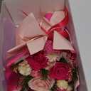 Preserved Flowers Bouquet, Forever Flowers for Delivery, Mothers Day Long-Lasting Real Roses Bouquet, Anniversary Birthday Flowers Gifts for Mom Grandma Women Wife Her (Hot Pink)