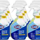 CloroxPro Clorox Clean-Up Disinfectant Cleaner with Bleach Spray, 32 Ounces Each (Pack of 8) (35417)