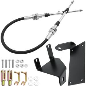 Transfer Case Cable Shifter Linkage, Replacement for Jeep Wrangler TJ 1997-2006-Only The 231 Transfer Case