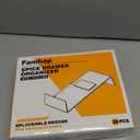 Famhap Spice Drawer Organizer, 36PCS Interlocking Expandable Seasoning Rack Tray Insert for Kitchen Drawers, Spice Rack Drawer for Spice Jars (Transparent)