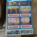 Basketbali Hoop Set, 3 In 1 Sports Activity Center Grow-to-Pro Adjustable Easy Score Basketball Hoop, Football / Soccer Goal, Ring Todalent B Ricaffe Best Gift for Baby Infant NewItem