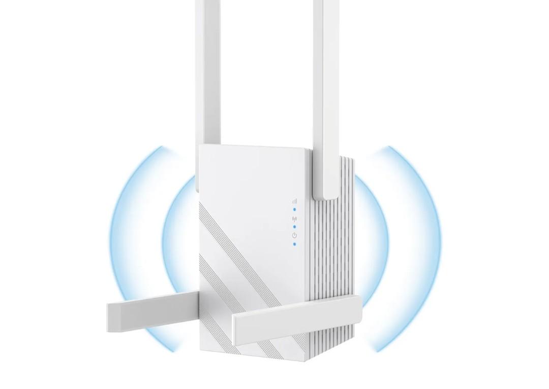 2025 WiFi Extender Signal Booster, 5GHz/2.4GHz, 1200Mbps Range Extender With Ethernet Port