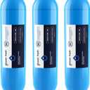 GLACIER FRESH Garden Hose End Pre-Filter for Swimming Pool, Hot Tubs, Spa, Inflatable Pool, Ponds, Greatly Reduces Bad Taste, Odors, Chlorin and Sediment, up to 8,000 Gallons, 3 Pack (Blue)