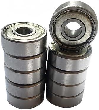 DEEG 10pcs R4AZZ Deep Groove Ball Bearing 1/4-inchx3/4-inchx9/32-inch Shielded Z2 Small Ball Bearings for a Band Saw Blade Guide.…