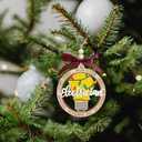 2 x MAPDTWO Electrician Christmas Ornaments - Electrician Gifts for Men, Dad, Husband - Electricians Christmas Ornament - 2 Layered Wood Ornament 2025