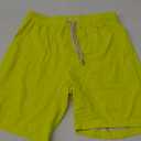 LUCOWEE Boys Swim Trunks Soft Boxers Lined no Chafe Swimsuit Bathing Shorts Sandless Quick Dry UPF 50+ Functional Drawstring, Fluorescent Lime, XL