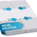 Twin to King Bed Converter | No Slipping | Innovative Solution as Bed Bridge for Couples & Families | Split King Gap Filler for Adjustable Bed, Installed in < 5 Min