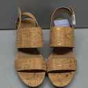 Aerosoles Women's CAMILIA Heeled Sandal, CORK/GOLD FLECK, 8M