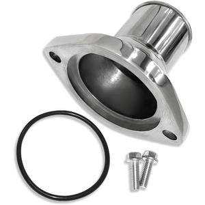 Straight Up Water Neck Thermostat Housing For Chevy LS Engines LS1 LS2 LS3 LS7 LS9 L76 L92 Polished Aluminum