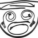 6Pcs Weatherstrips Weather Strip Seal Replacement for Chevy Corvette 1984-1996 9096GGW