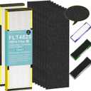 Upgraded FLT4825 HEPA Filter B Replacement for GermGuardian AC4825E AC4300 AC4900 | 2 True H13 HEPA Filters + 8 Carbon Pre-Filters | 99.97% Allergen Removal, Easy Install, Multi-Room Use