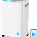 70 Pint Energy Star Dehumidifier, 4,500 Sq. Ft Quiet Smart Dehumidifier with Drain Hose, Auto Defrost, Humidity Control for Basement, Bedroom, Bathroom, Living Room & More Areas