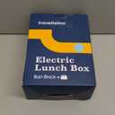 TRAVELISIMO Electric Lunch Box for Adults 80W Heated Lunch Box For Men 1.5L Stainless Steel Portable Food Warmer, 12/24/110V Electric Food Warmers for Travel & Work, Loncheras Para Hombres de Trabajo (Black)